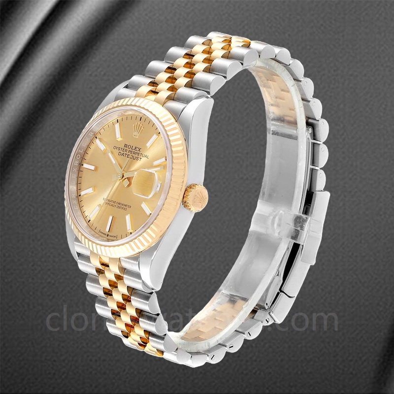 Rolex Datejust 126233CSJ de los hombres Esfera de champán Automático