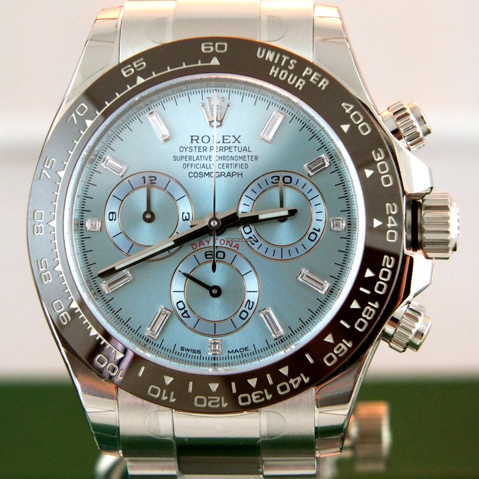 R Plica De Calidad Rolex Daytona Platin Dia Dial Neu Juli